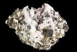 Sphalerite, Pyrite and Quartz Association - Peru #99689-1